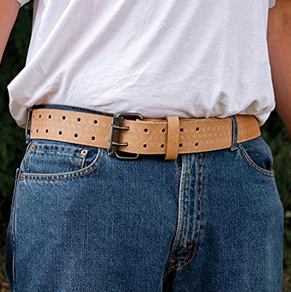 Husky Bucket Boss - Saddle Leather Belt, Belts & Suspenders (222079)  Tan